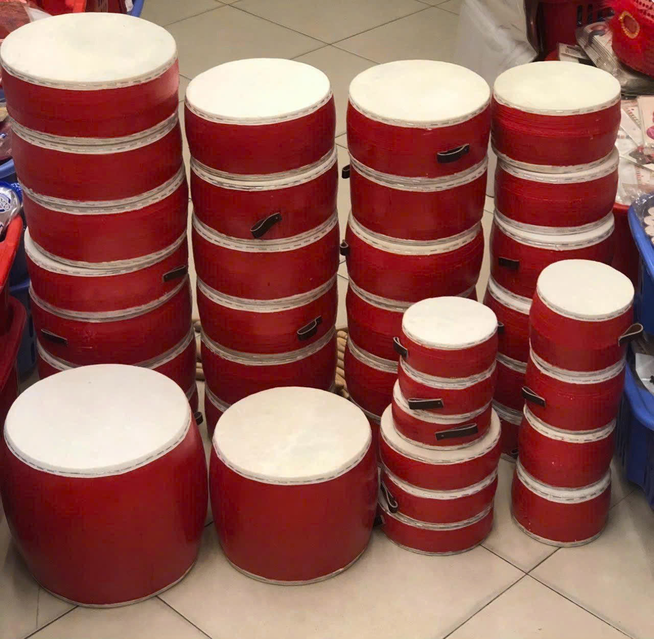 Trống da 18cm