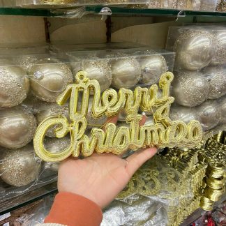 Chữ Merry Christmas trơn